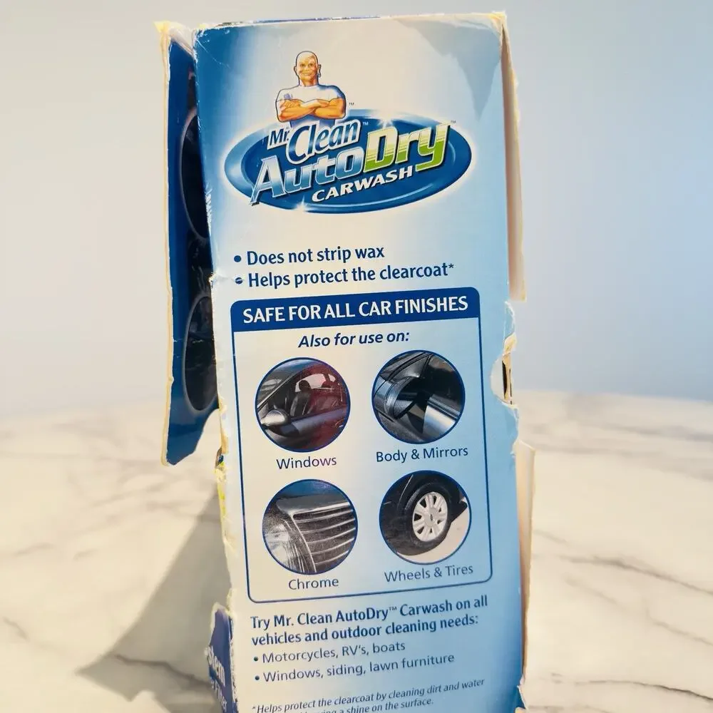 NEW NIB Mr. Clean‎ Auto Dry Car Wash Kit Liquid Cleaner Hose System